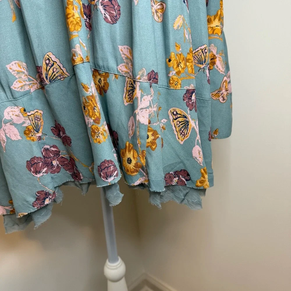 Free People Floral Boho Tunic Top/Dress – Size Small (Like New) - Picture 3 of 7